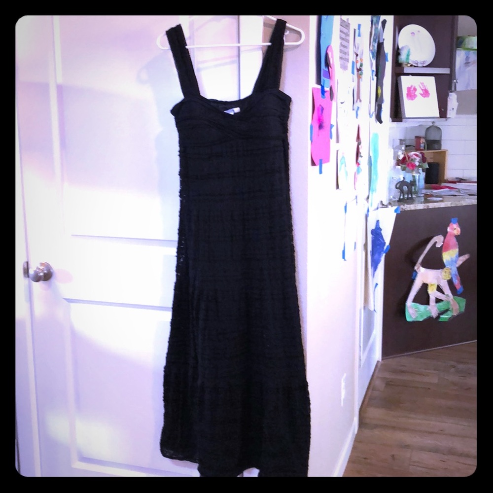 Black lacy dress